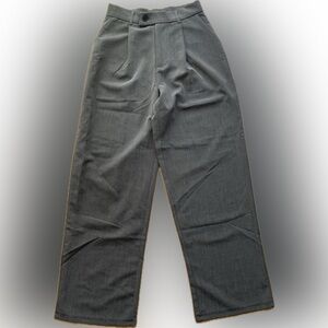 Gray High-Waisted Trousers - Size S/M